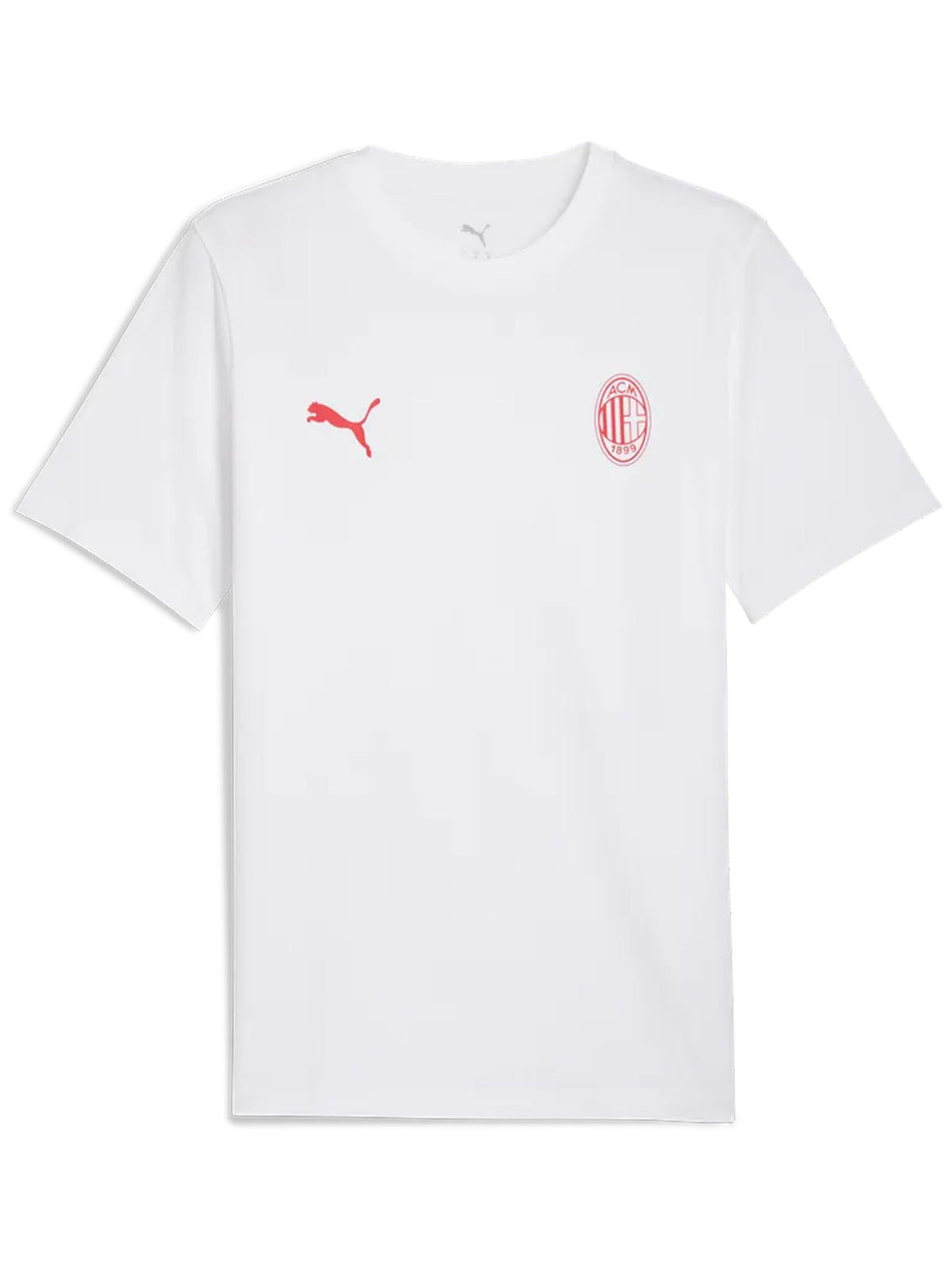 Milan t-shirt mm calcio da uomo bianco