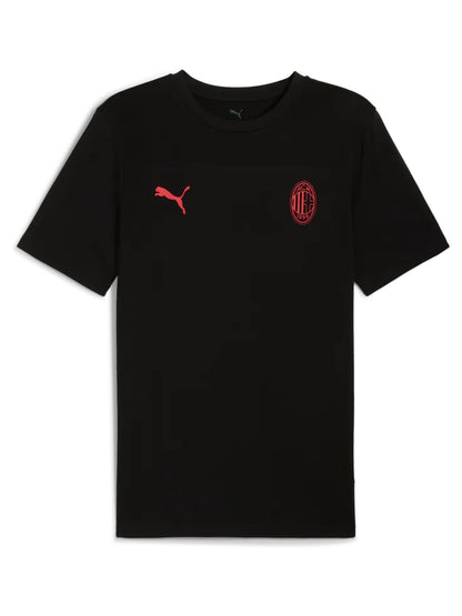 Milan t-shirt mm calcio da uomo nero