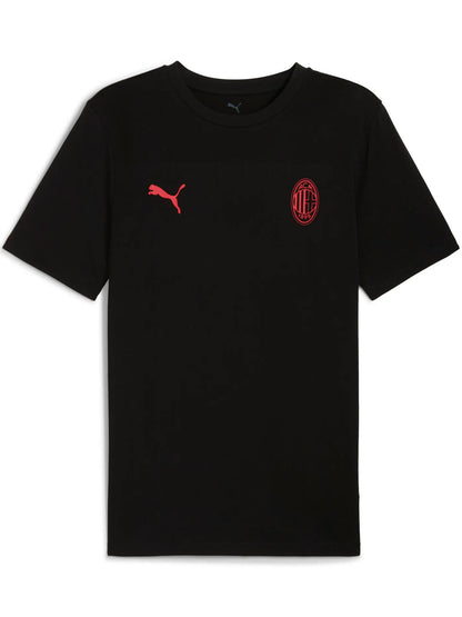T-SHIRT ESSENTIAL AC MILAN PUMA UOMO NERO