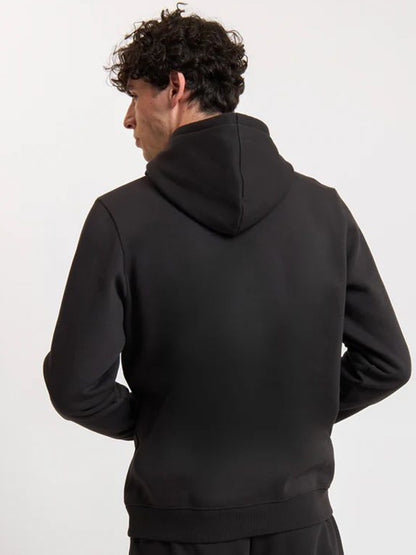 FELPA CON CAPPUCCIO ESSENTIAL AC MILAN UOMO NERO