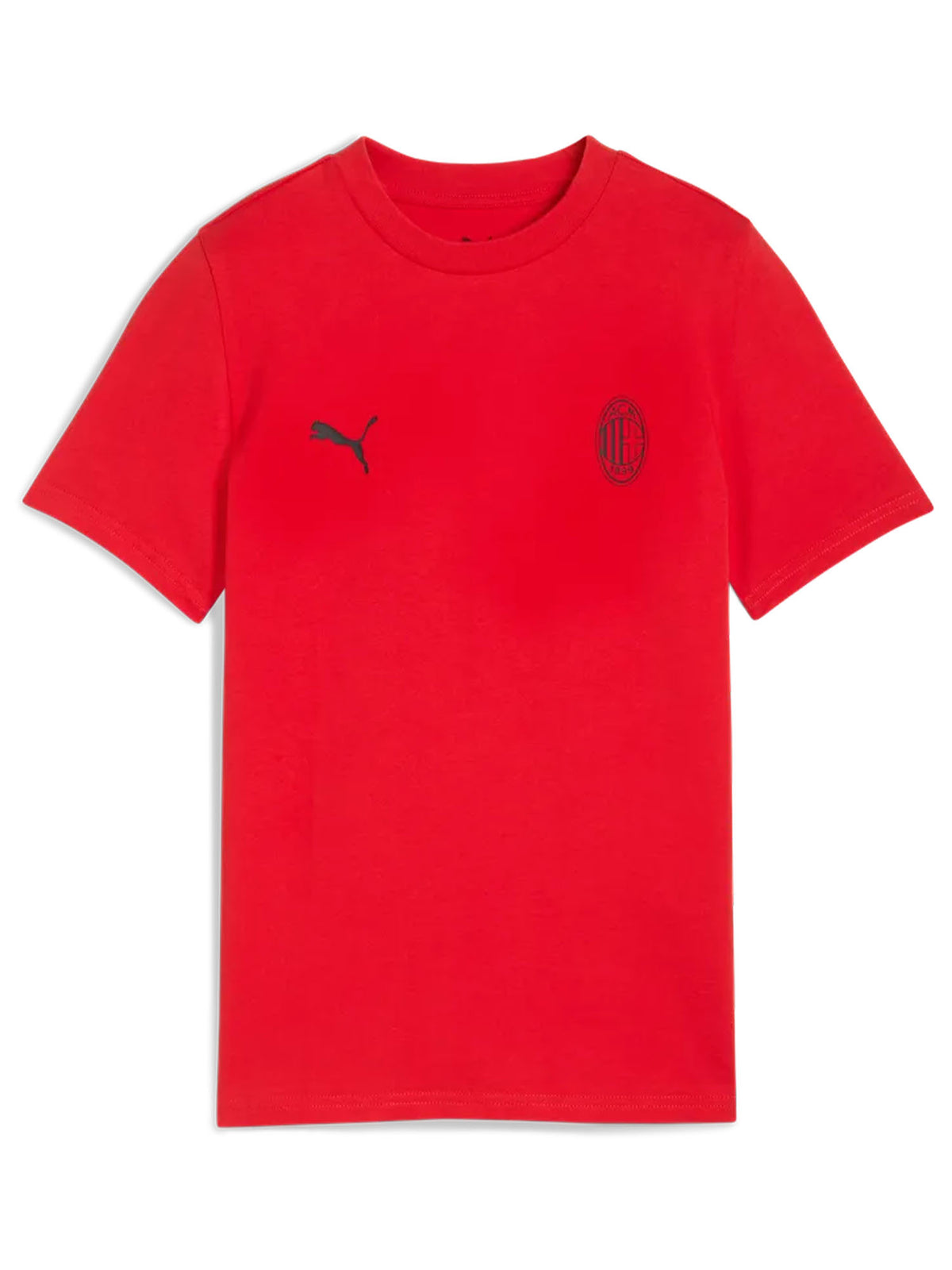Milan t-shirt mm jr calcio da bambino/a rosso