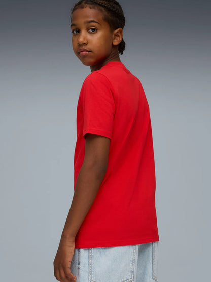 T-SHIRT ESSENTIAL AC MILAN PUMA RAGAZZO ROSSO