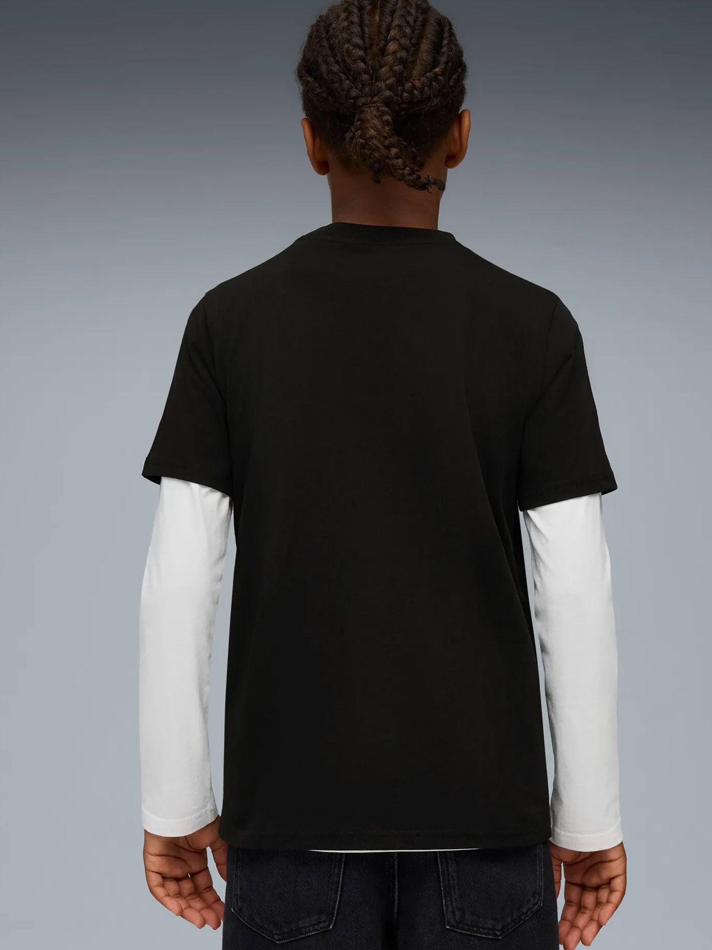 T-SHIRT ESSENTIAL AC MILAN PUMA RAGAZZO NERO