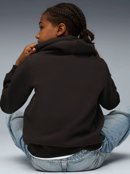 FELPA CON CAPPUCCIO ESSENTIAL AC MILAN RAGAZZO NERO