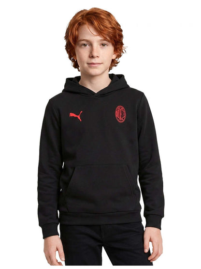 Puma Milan Felpa Y, felpa unisex bambino nera