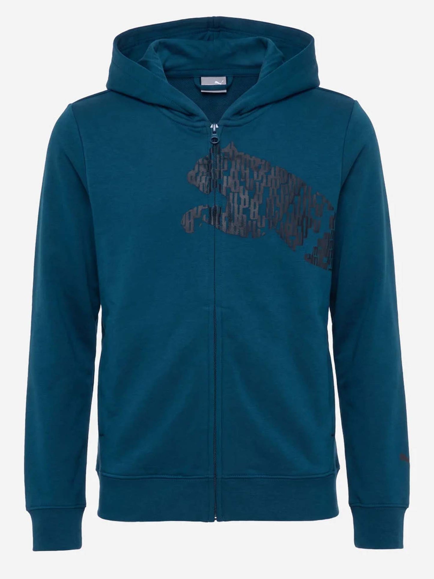 Puma Ess Grap Full-Zip Ho, felpa unisex bambino verde