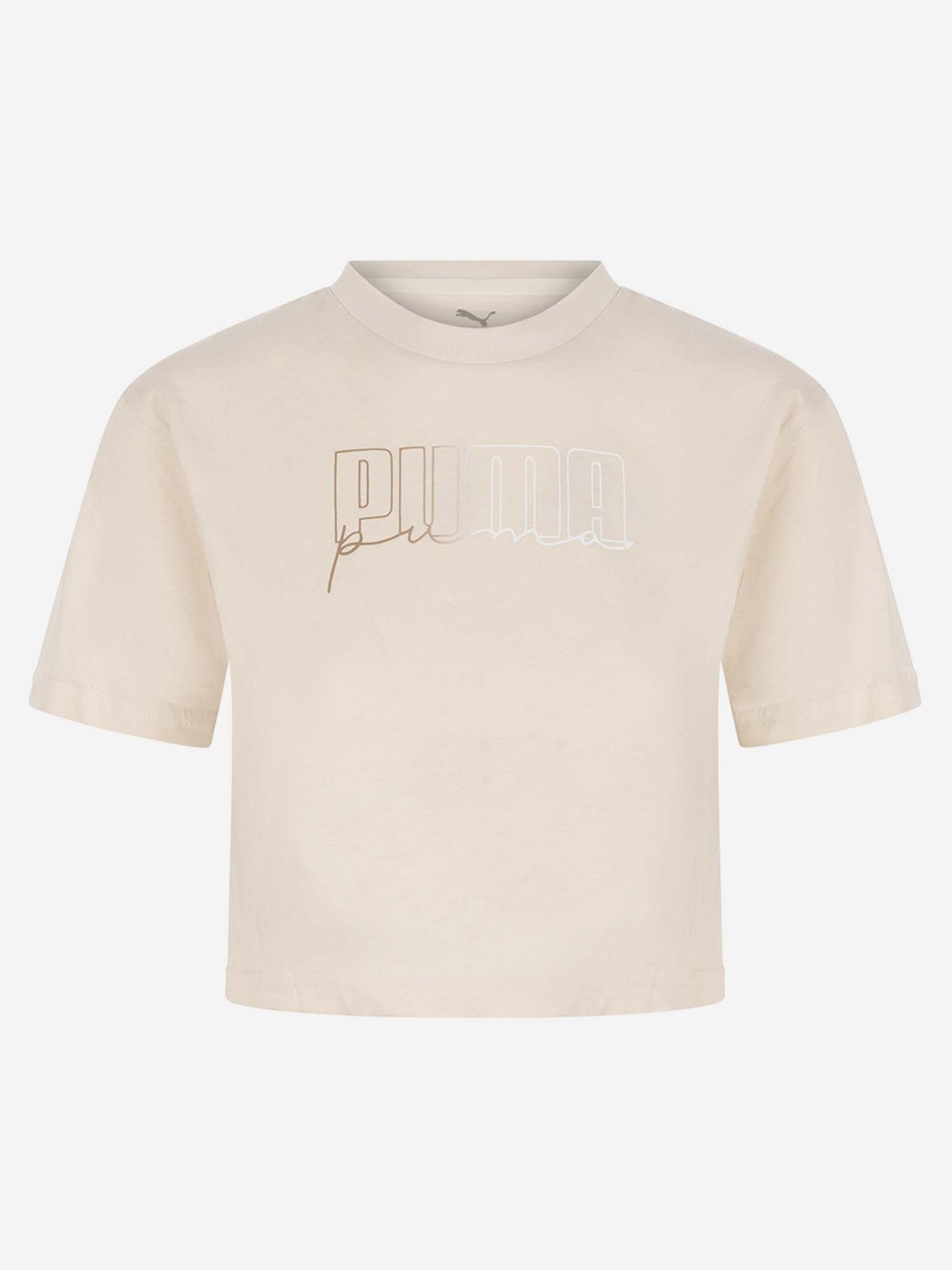 T-SHIRT BTS PUMA DA BAMBINA PANNA