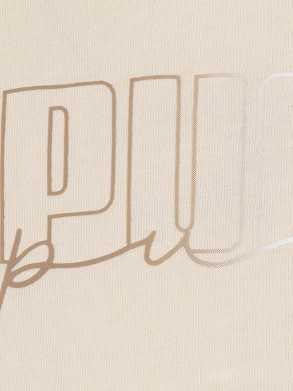 T-SHIRT BTS PUMA DA BAMBINA PANNA