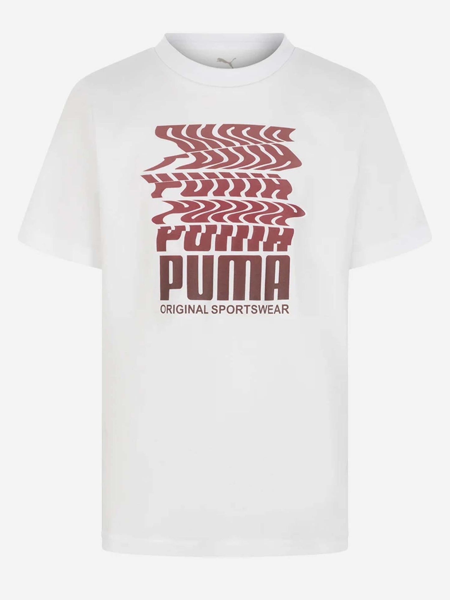 T-SHIRT BTS PUMA DA BAMBINO BIANCO