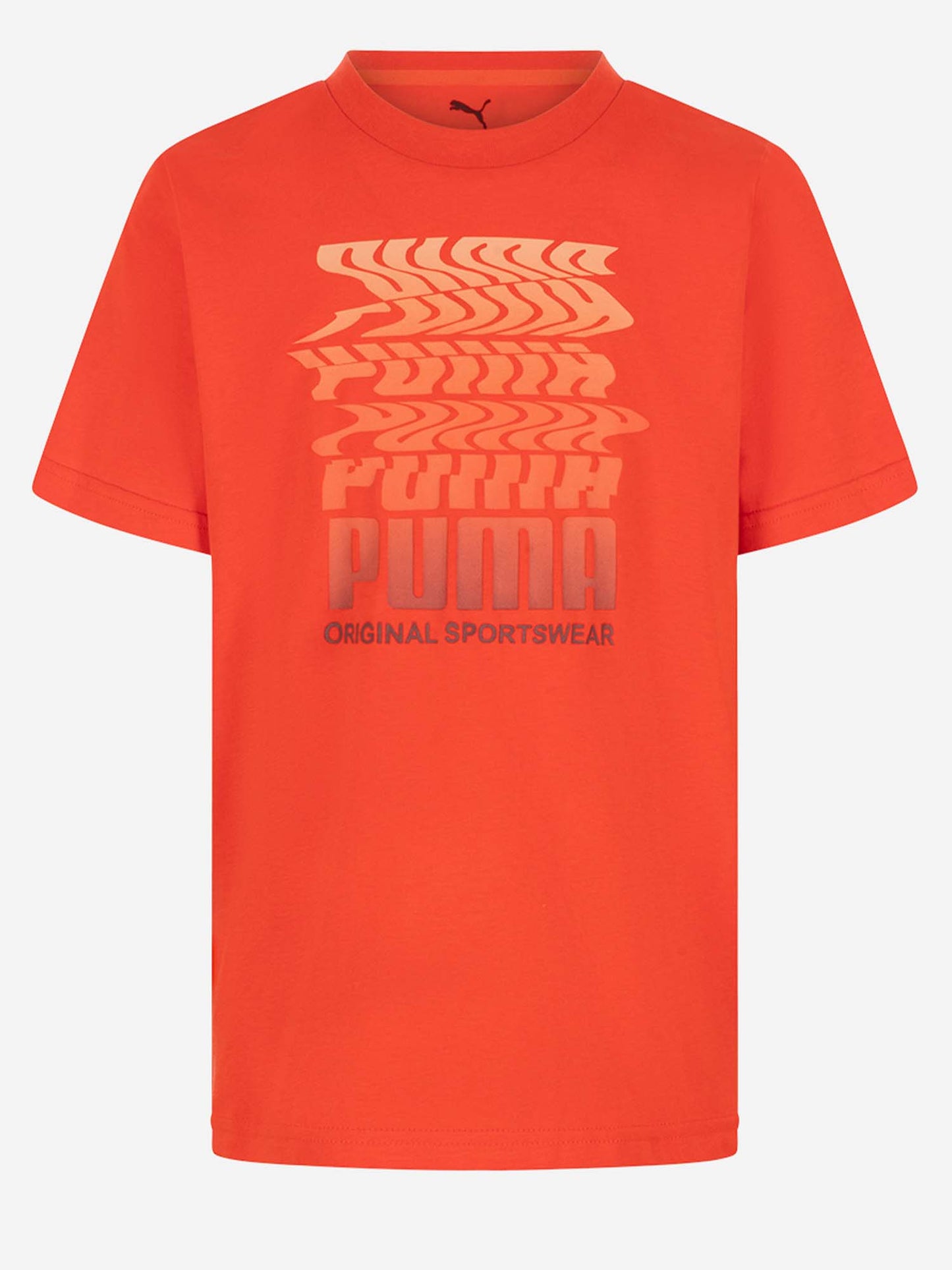 T-SHIRT BTS PUMA DA BAMBINO ARANCIO