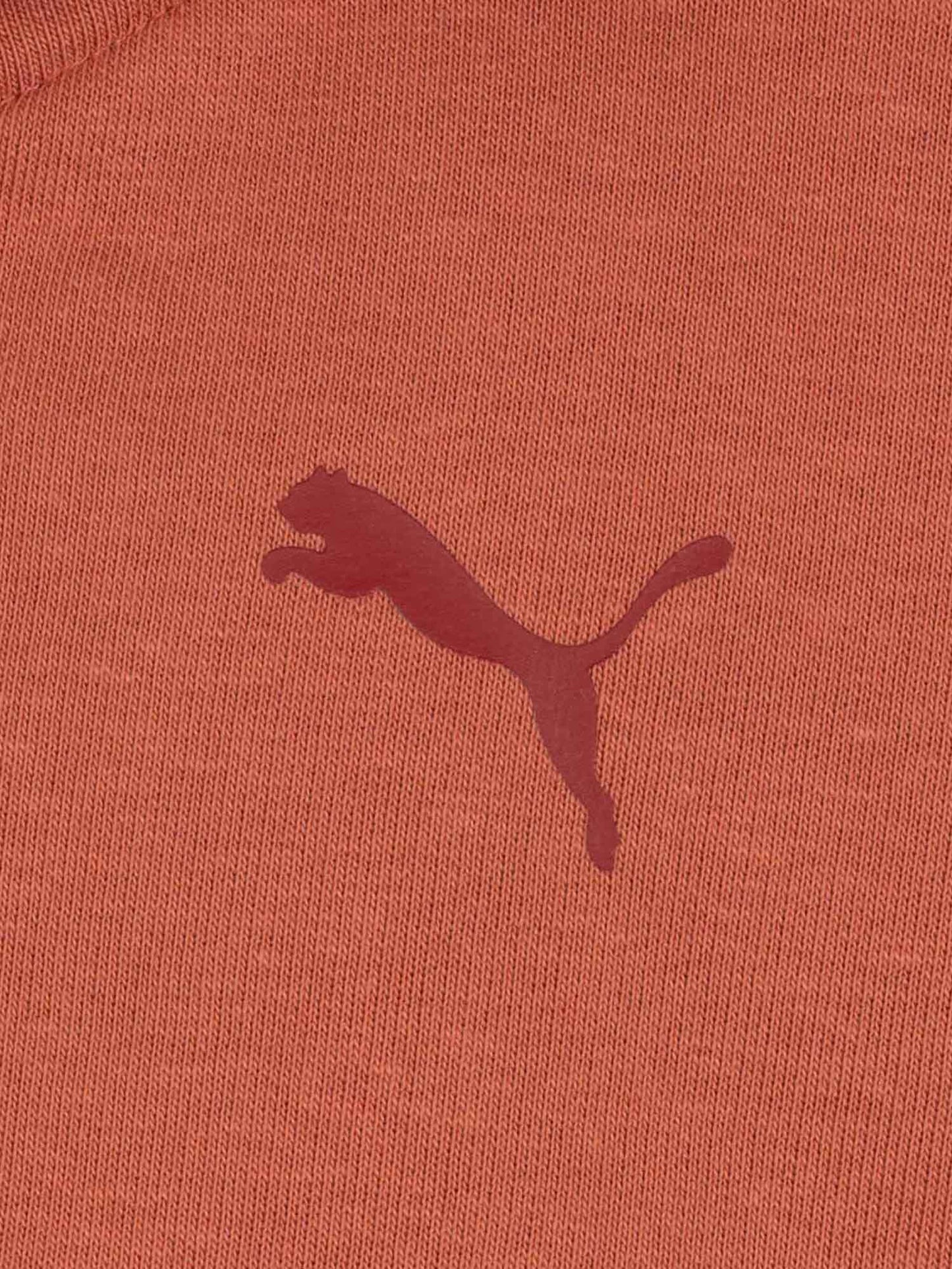 FELPA FULL ZIP BTS PUMA DA BAMBINA RUGGINE