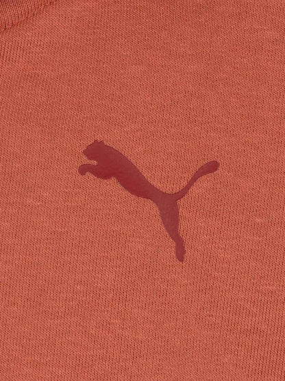 FELPA FULL ZIP BTS PUMA DA BAMBINA RUGGINE