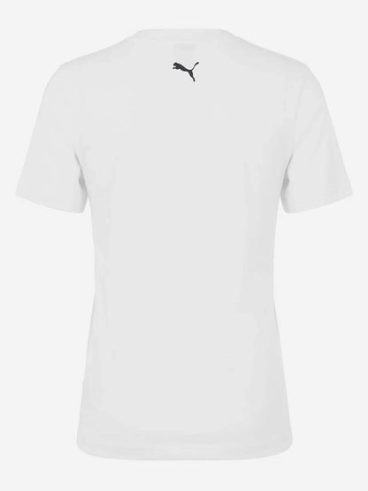 Puma B. T-Shirt BTS, t-shirt a maniche lunghe unisex bambino bianca