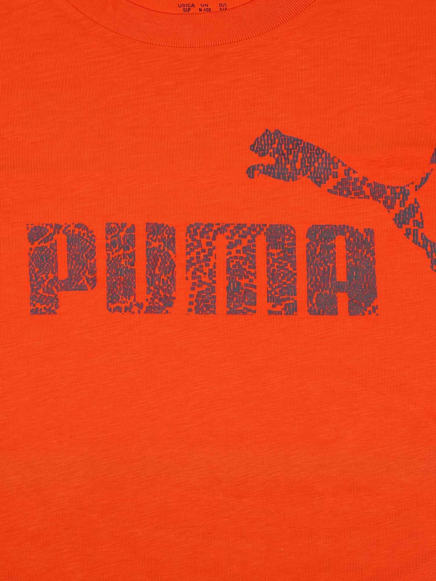 Puma B. T-shirt a maniche lunghe unisex bambino arancione