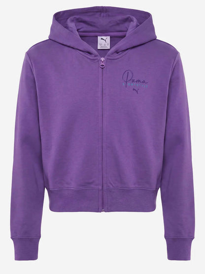 Puma G. Felpa ft bts, felpa unisex bambino viola