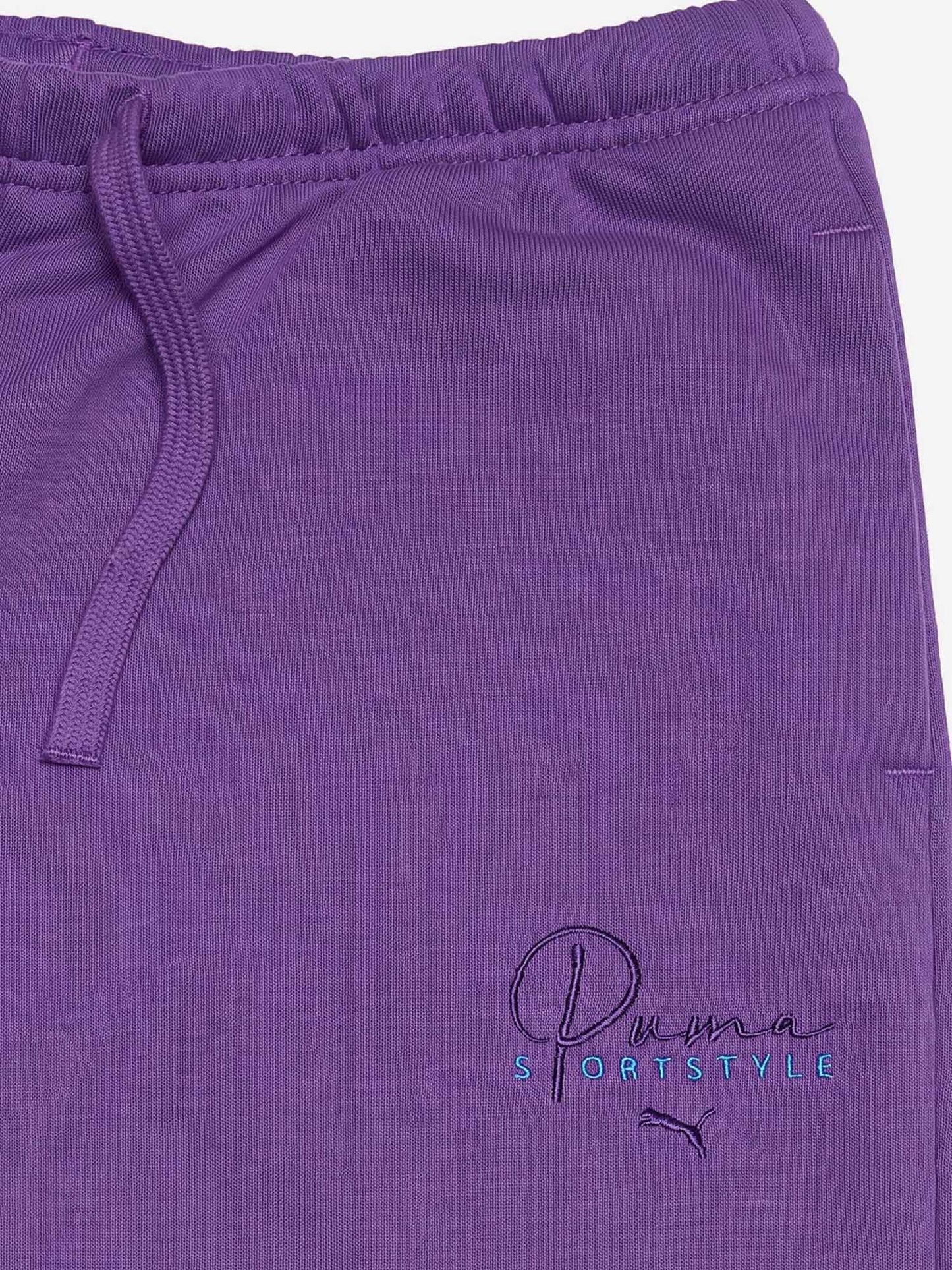 Puma G. Panta FT BTS, pantalone unisex bambino viola
