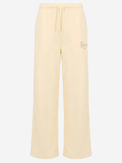 Puma G. Panta Ft Bts, pantalone unisex bambino crema