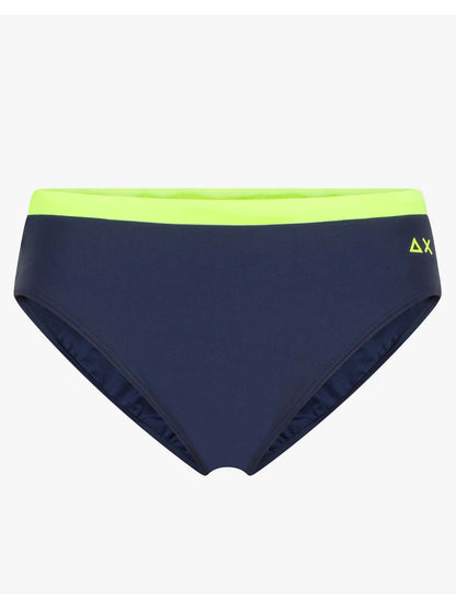 Sun68 slip costume da bagno uomo in blu per un look casual