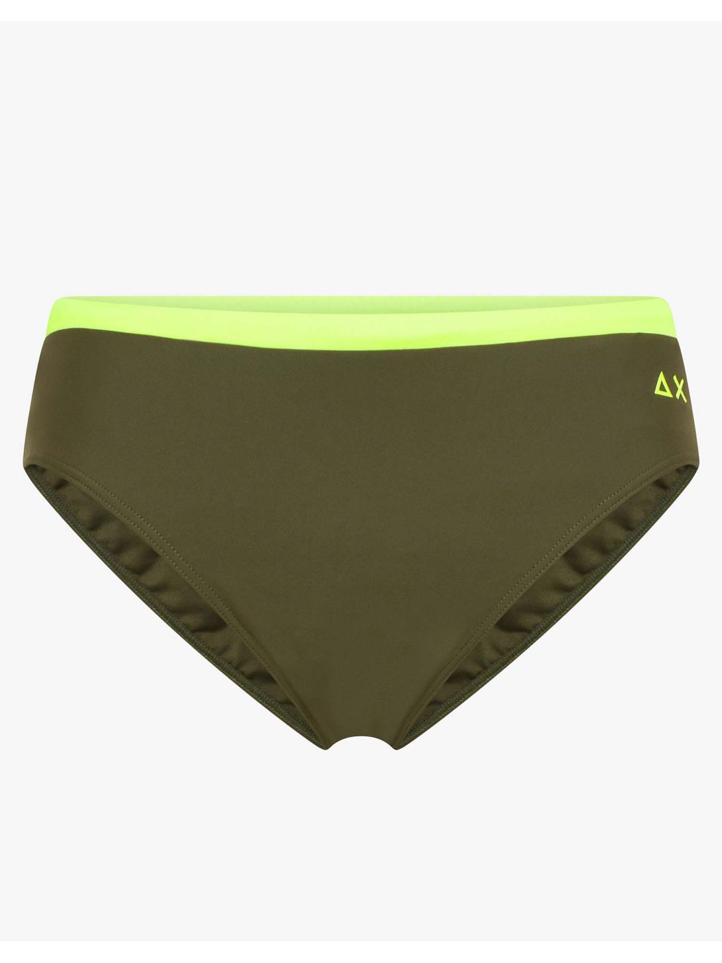 Slip da bagno verde Sun68 uomo per un'estate casual e funzionale
