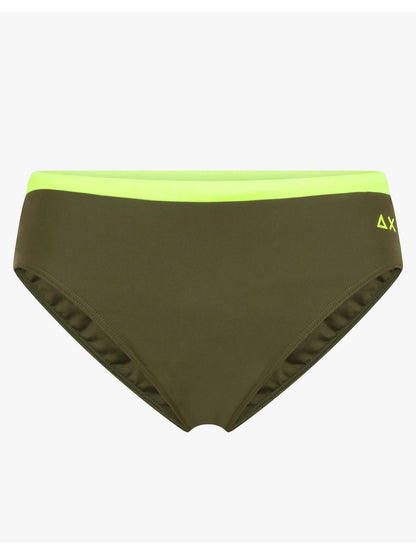 Slip da bagno verde Sun68 uomo per un'estate casual e funzionale