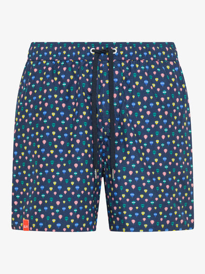Sun68 bermuda da spiaggia da uomo in blu casual