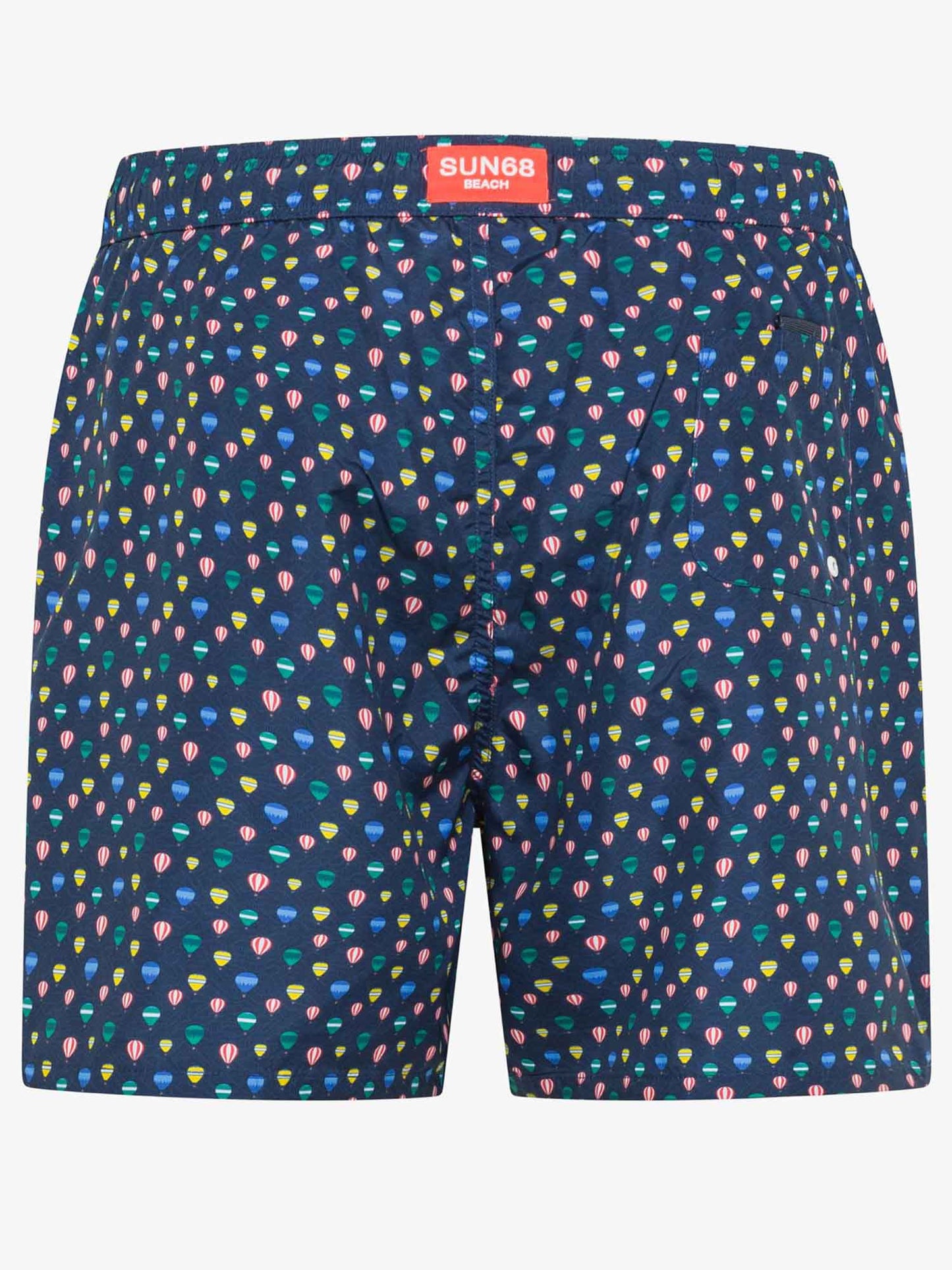 Sun68 bermuda da spiaggia da uomo in blu casual