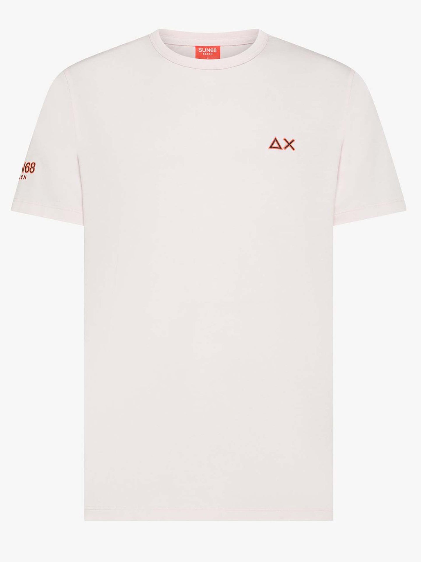 Sun68 T-shirt maniche corte casual da uomo fucsia