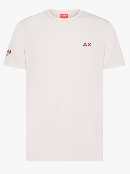 Sun68 T-shirt maniche corte casual da uomo fucsia