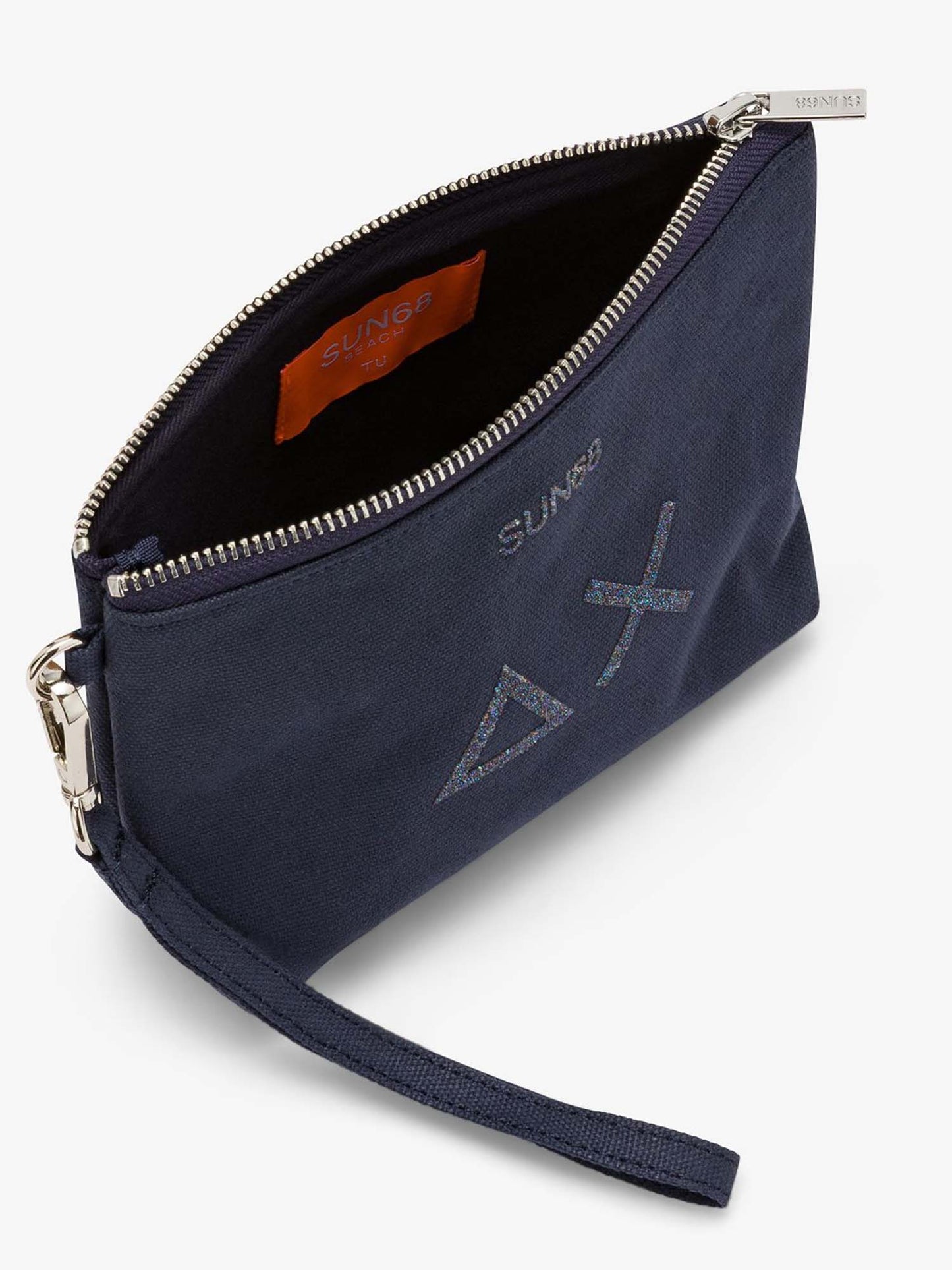 Sun68 pochette versatile in canvas blu da Donna adulto