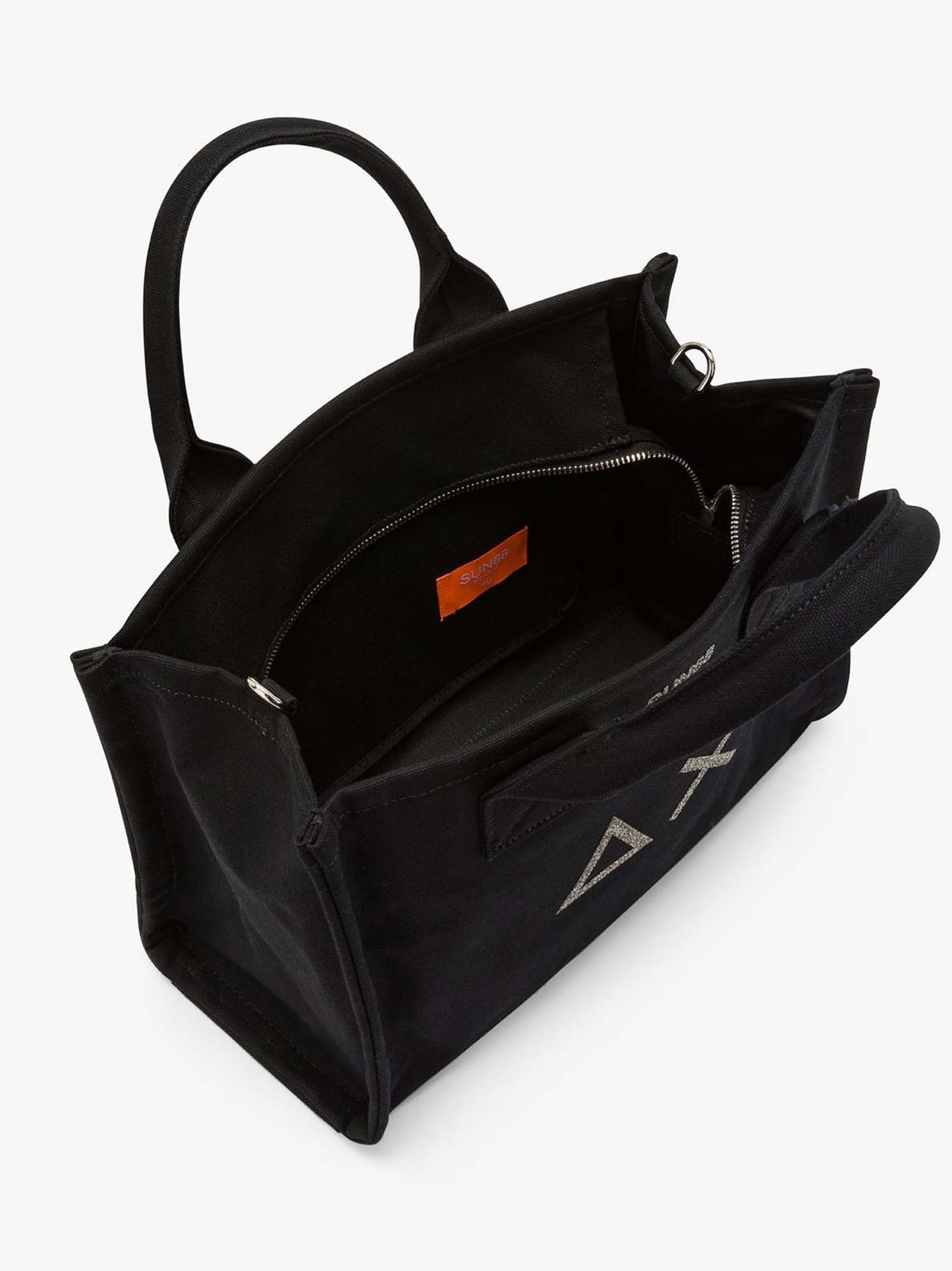 Borsa Sun68 versatile e casual in nero da Donna