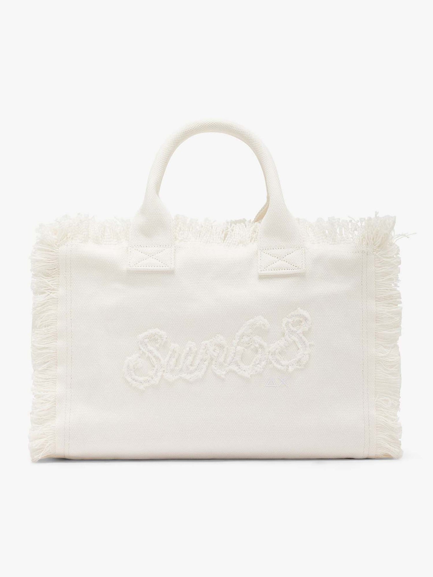 Sun68 Cali Tote bag in cotone color crema da Donna adulto