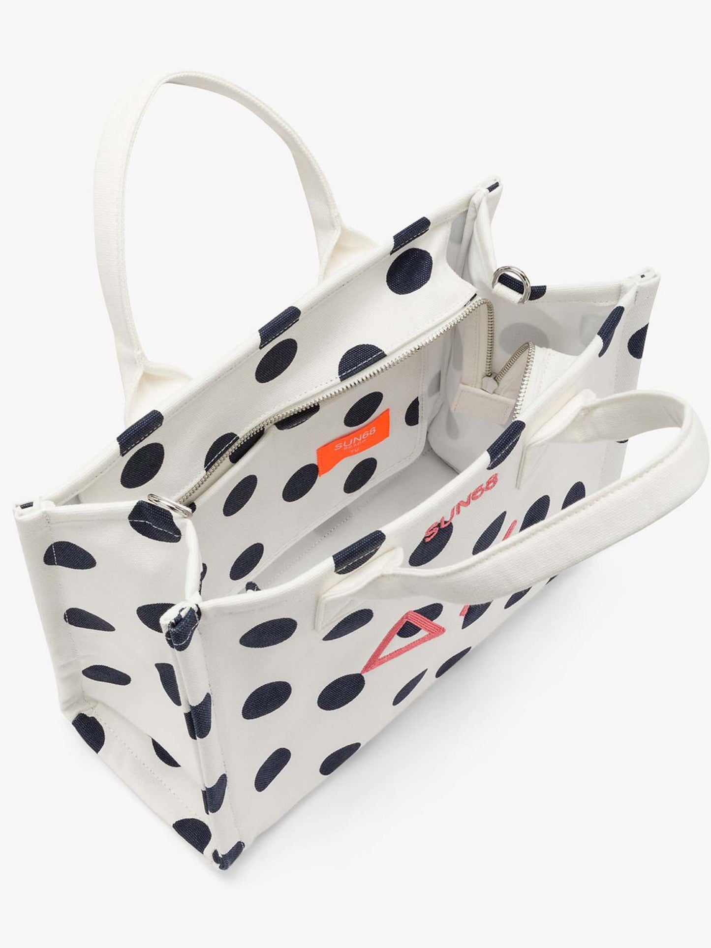 Sun68 Cali, shopping bag da Donna multicolore in canvas versatile