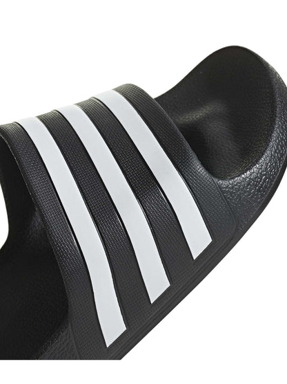 Adidas adilette aqua ciabatte/infradito da uomo nero-bianco