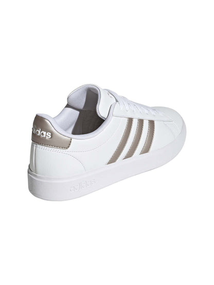 SNEAKERS GRAND COURT CLOUDFOAM ADIDAS DONNA BIANCO ARGENTO