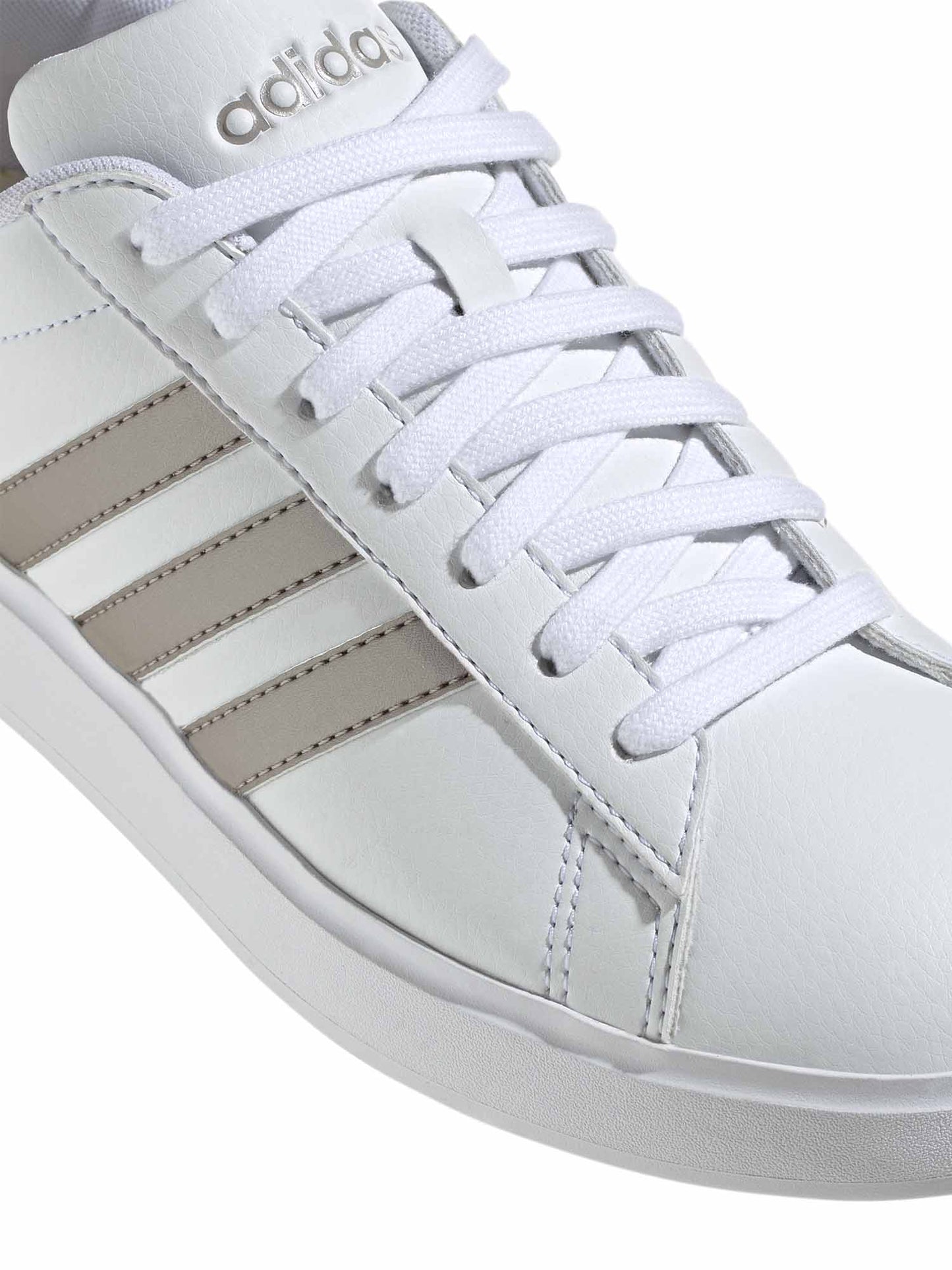 SNEAKERS GRAND COURT CLOUDFOAM ADIDAS DONNA BIANCO ARGENTO