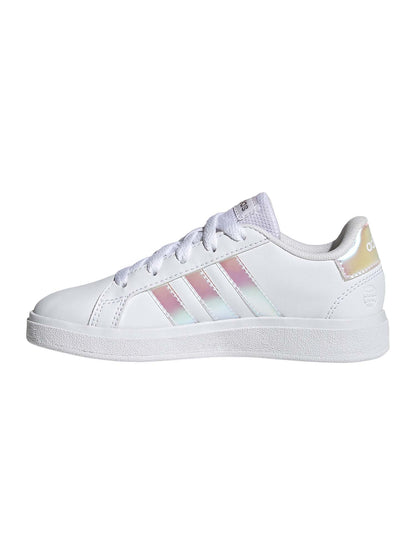 SNEAKERS GRAND COURT ADIDAS RAGAZZI UNISEX BIANCO ARGENTO