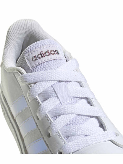 SNEAKERS GRAND COURT ADIDAS RAGAZZI UNISEX BIANCO ARGENTO