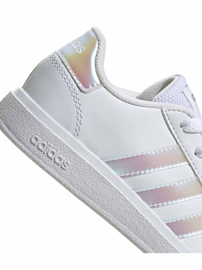 SNEAKERS GRAND COURT ADIDAS RAGAZZI UNISEX BIANCO ARGENTO