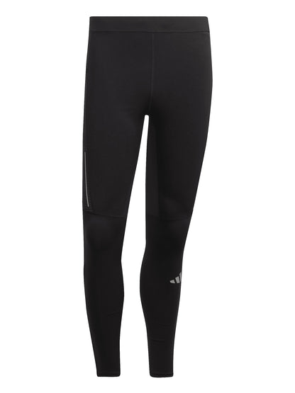 LEGGINGS OWN THE RUN ADIDAS UOMO NERO
