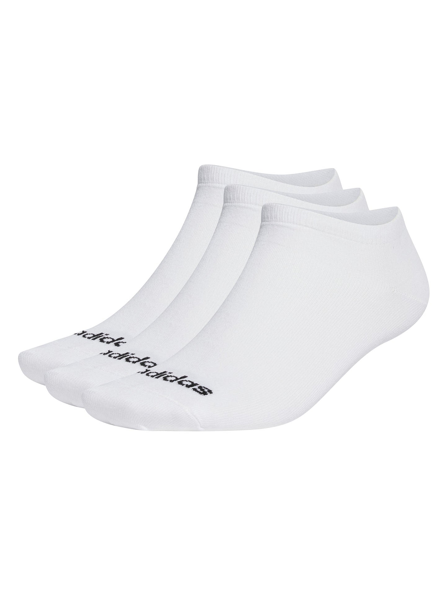 Set da 3 paia di calze sportive low-cut bianche da uomo Adidas