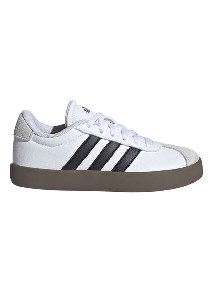 Adidas vl court 3.0 sneakers gs da bambino/a bianco-nero