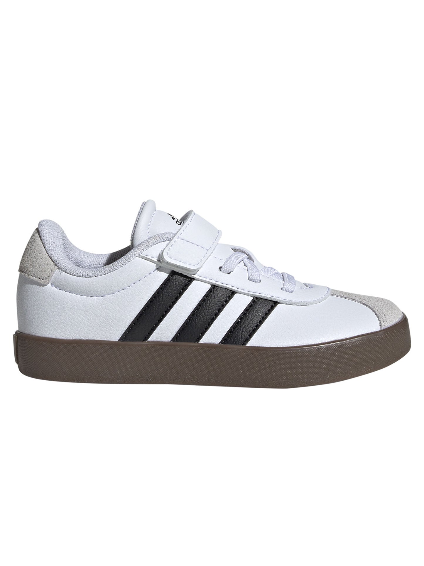 Sneakers Adidas VL Court 3.0 junior bimbo/a bianche e nere