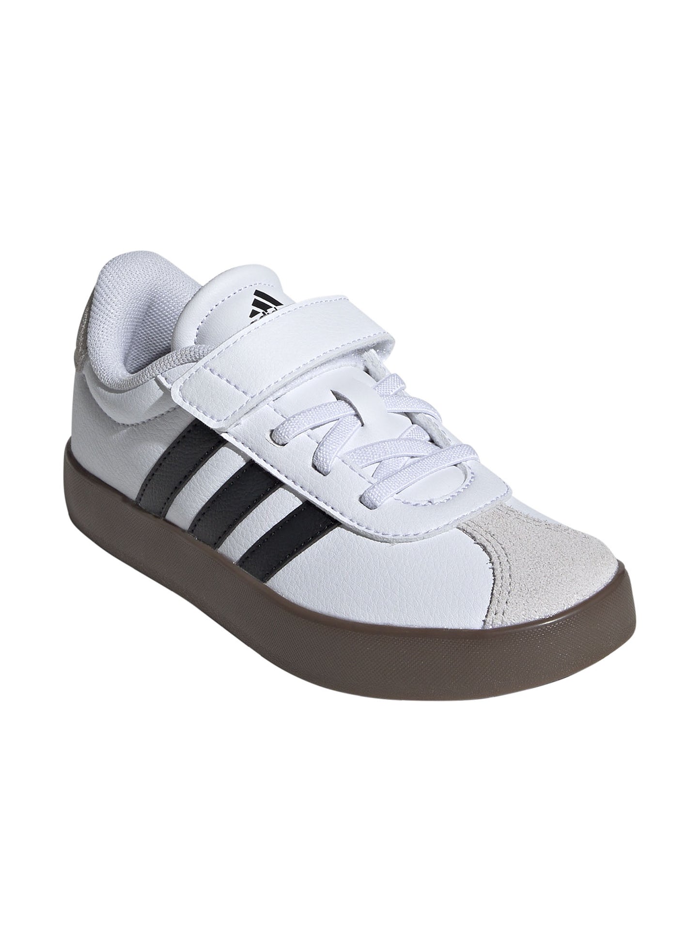 Sneakers Adidas VL Court 3.0 junior bimbo/a bianche e nere