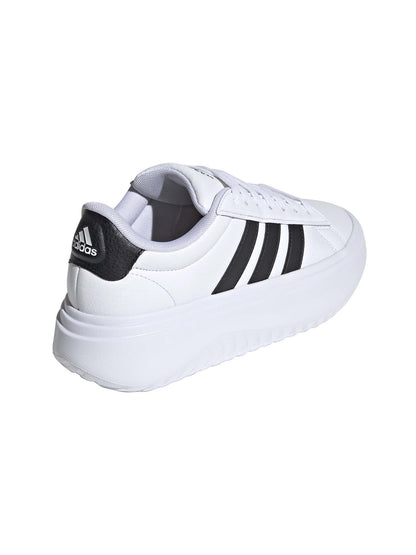 SNEAKERS ADIDAS GRAND C.PLATF DONNA BIANCO-NERO