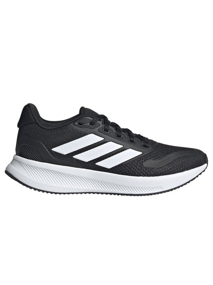 Adidas Runfalcon 5, scarpa running bimbo/a nera e bianca
