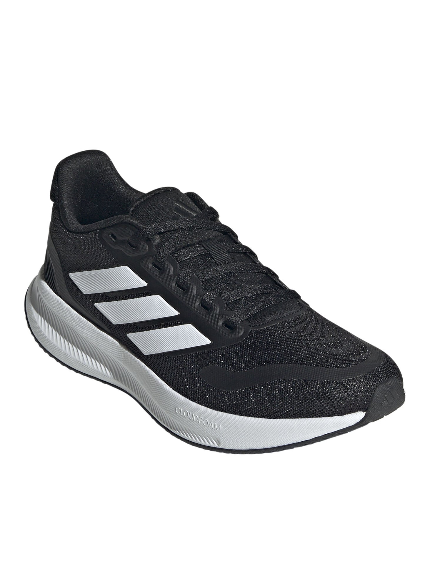 Adidas Runfalcon 5, scarpa running bimbo/a nera e bianca