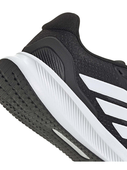 Adidas Runfalcon 5, scarpa running bimbo/a nera e bianca