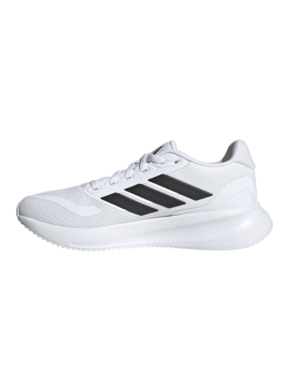 Adidas runfalcon 5 j scarpa running da bambino/a bianco-nero