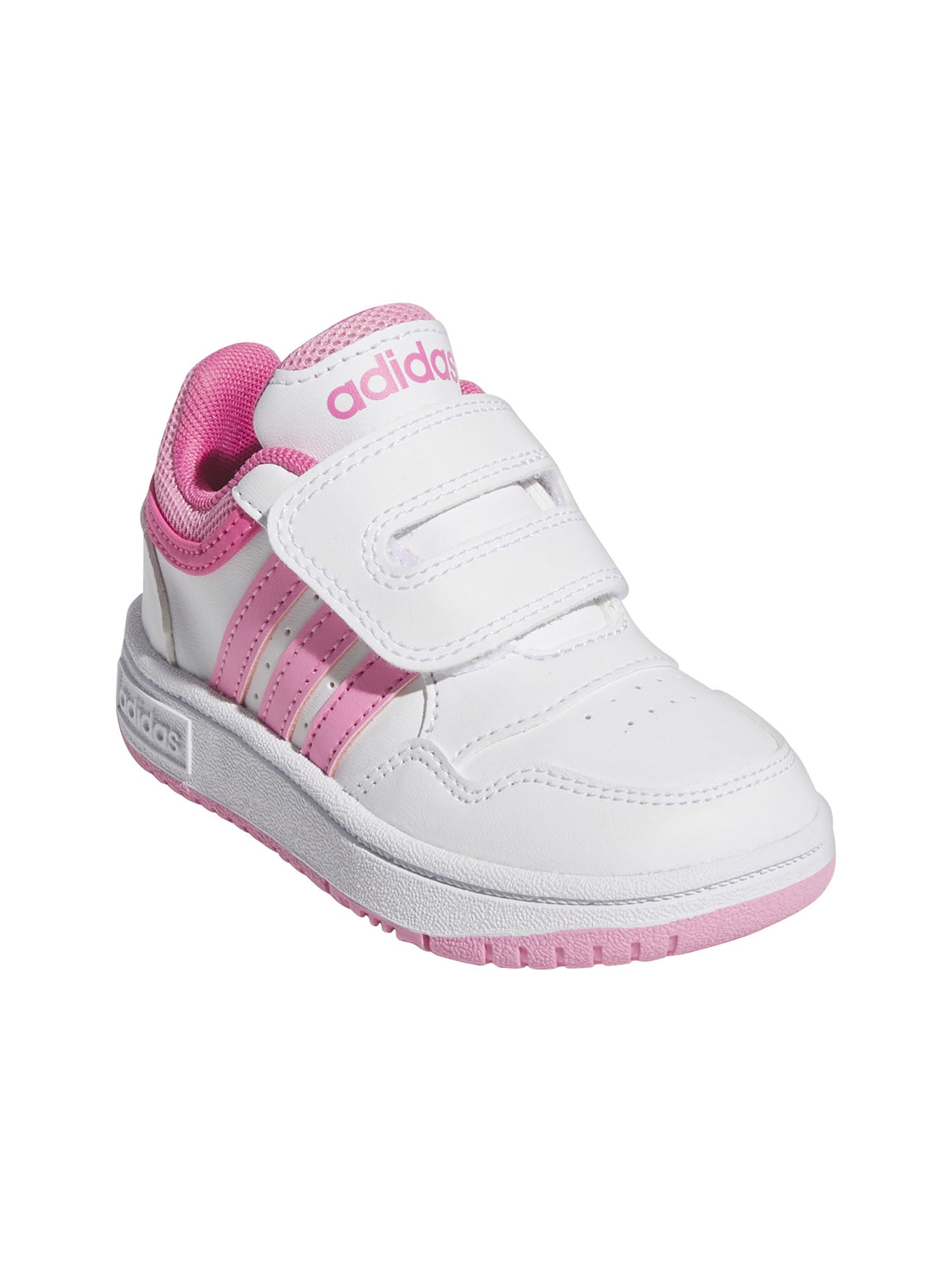 SNEAKERS HOOPS 3.0 ADIDAS DA BAMBINA BIANCO ROSA