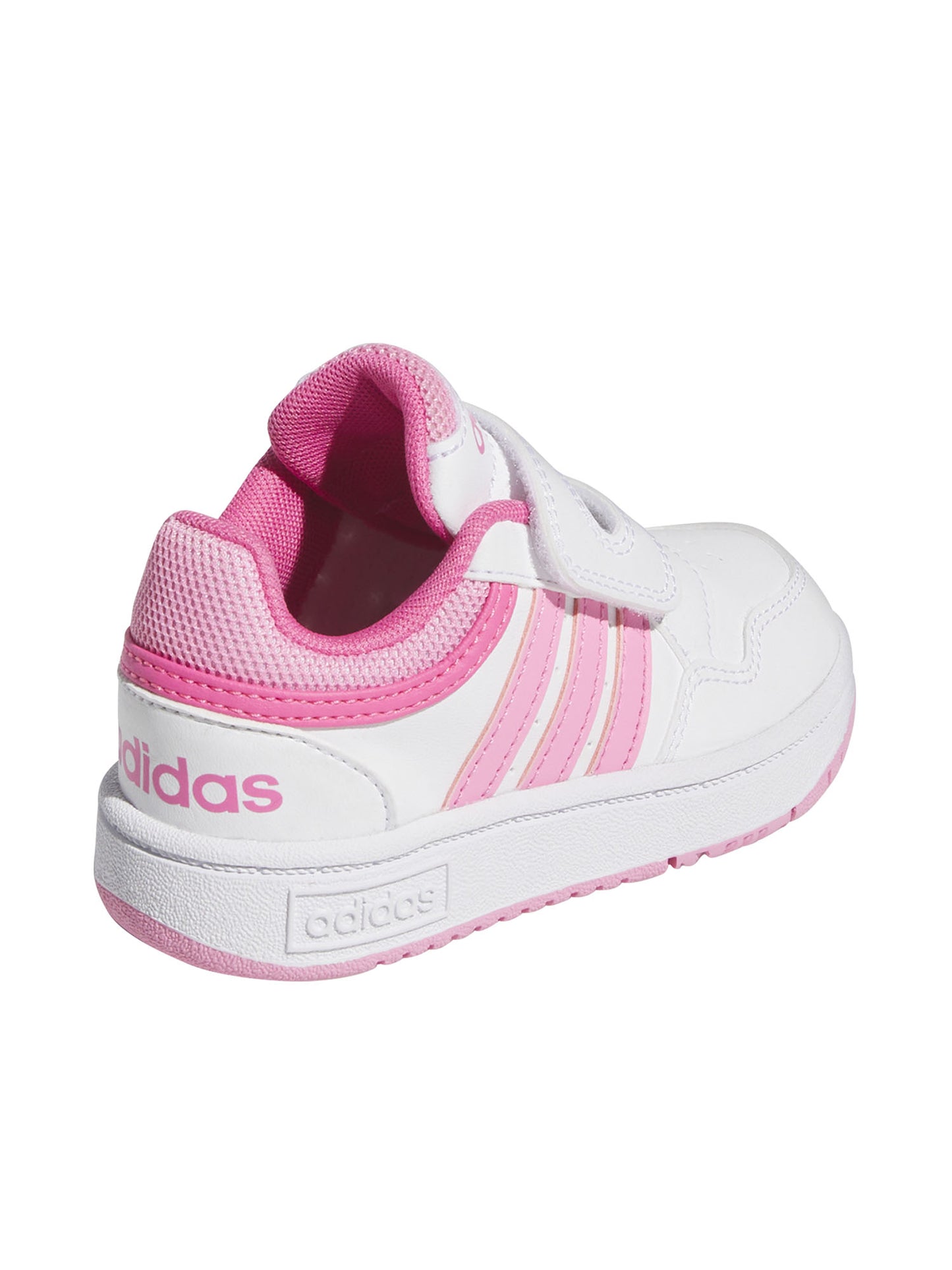 SNEAKERS HOOPS 3.0 ADIDAS DA BAMBINA BIANCO ROSA